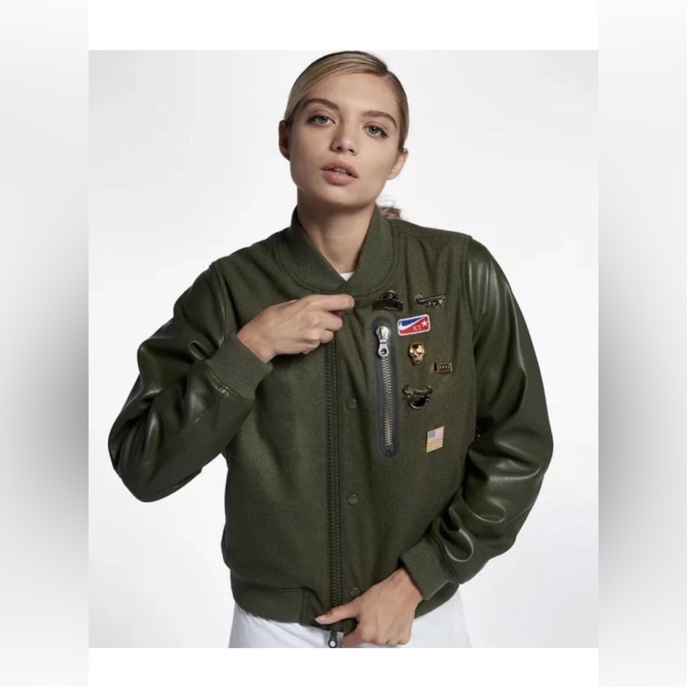 Nikelab × Riccardo Tisci Destroyer Varsity Jacket || Womens: Small || 889960-384